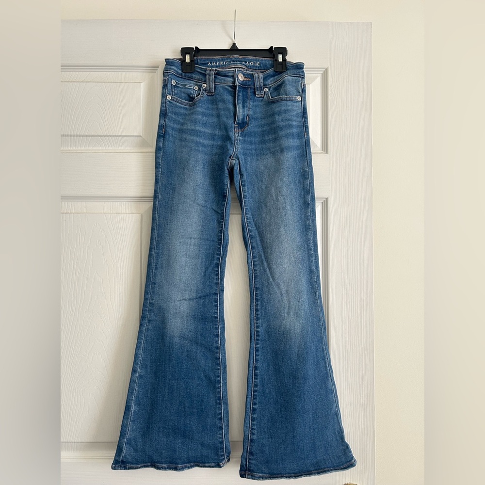 American Eagle Outfitters Blue Flare Jeans